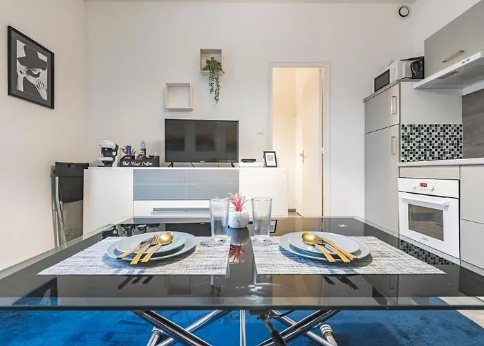 Apartment Peaceful Retreat & Cozy In , Sleep4 ,near Center , Free Public Parking Reims